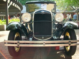 1931 Ford Model A Coupe Black & Blue