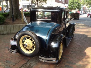 1931 Ford Model A Coupe Black & Blue