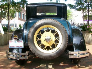 1931 Ford Model A Coupe Black & Blue