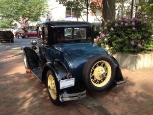 1931 Ford Model A Coupe Black & Blue