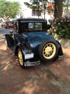 1931 Ford Model A Coupe Black & Blue