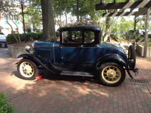1931 Ford Model A Coupe Black & Blue