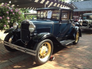 1931 Ford Model A Coupe Black & Blue